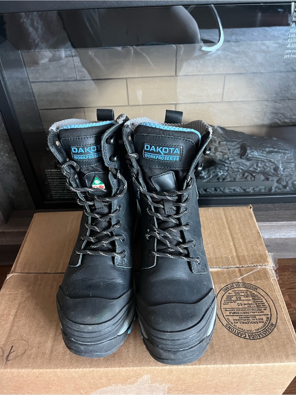 Dakota WorkProSeries Women's Black Safety Shoes